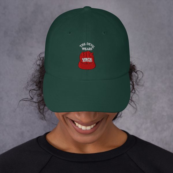 Dad hat - The Devil Wears MAGA - Image 4