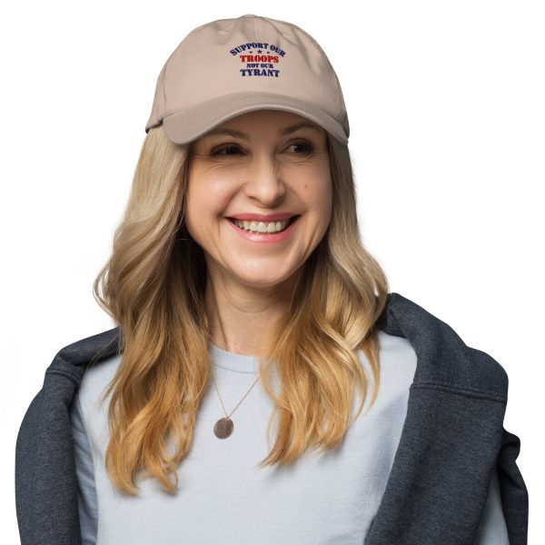 Dad hat Support our troops not our tyrant - Image 13
