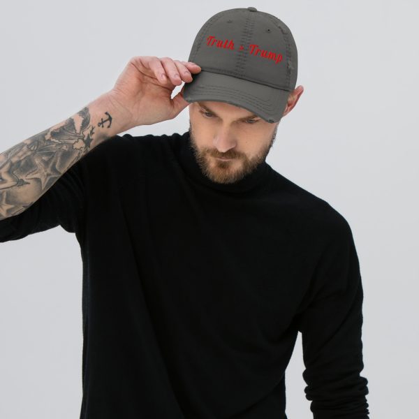 Distressed Dad Hat Truth > Trump - Image 3