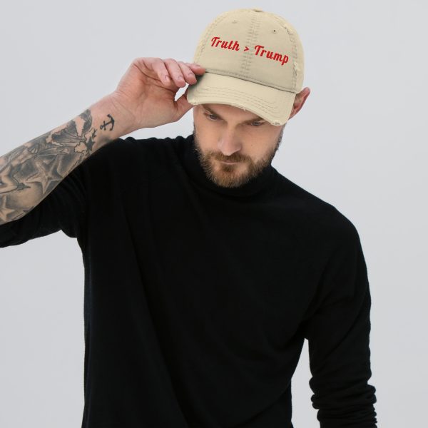 Distressed Dad Hat Truth > Trump - Image 4