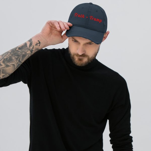 Distressed Dad Hat Truth > Trump - Image 2