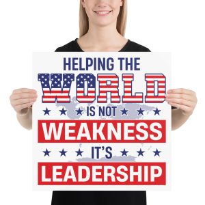 Protest poster with bold anti-Trump design from TrumpStartedTheFire.com