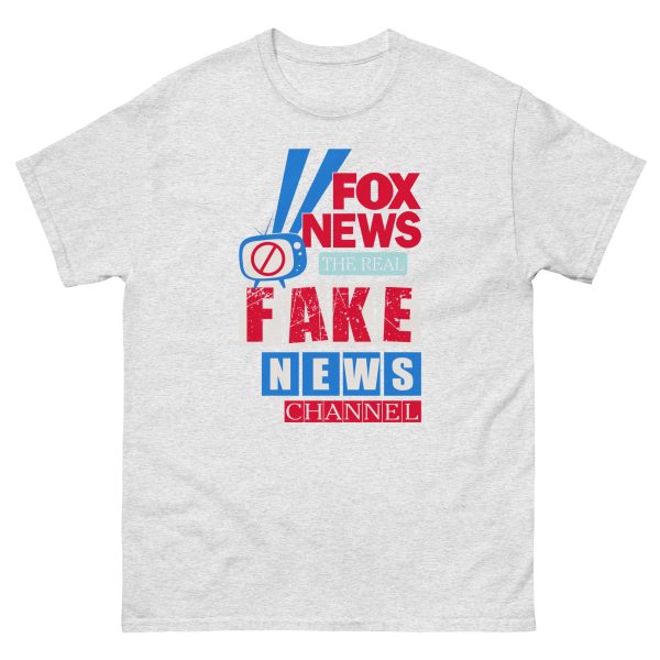 Unisex classic tee -Fox the real fake news - Image 9