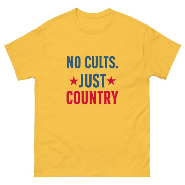 Unisex classic tee - No Cults Just Country - Image 9