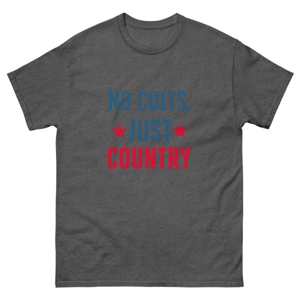 Unisex classic tee - No Cults Just Country - Image 3