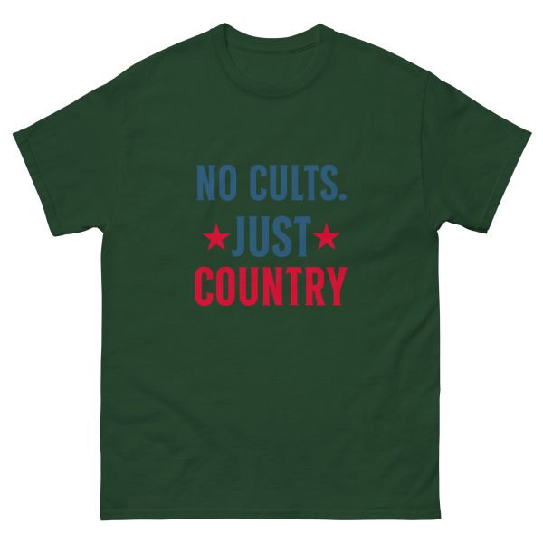 Unisex classic tee - No Cults Just Country - Image 2