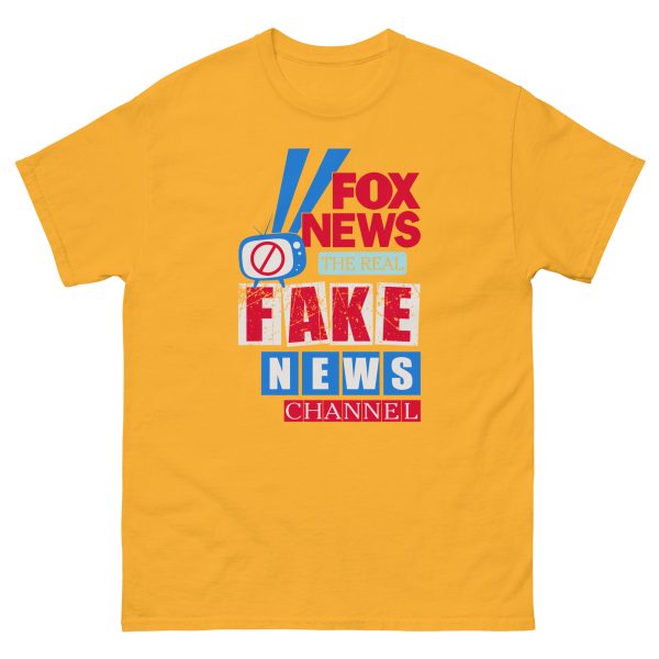 Unisex classic tee -Fox the real fake news - Image 6