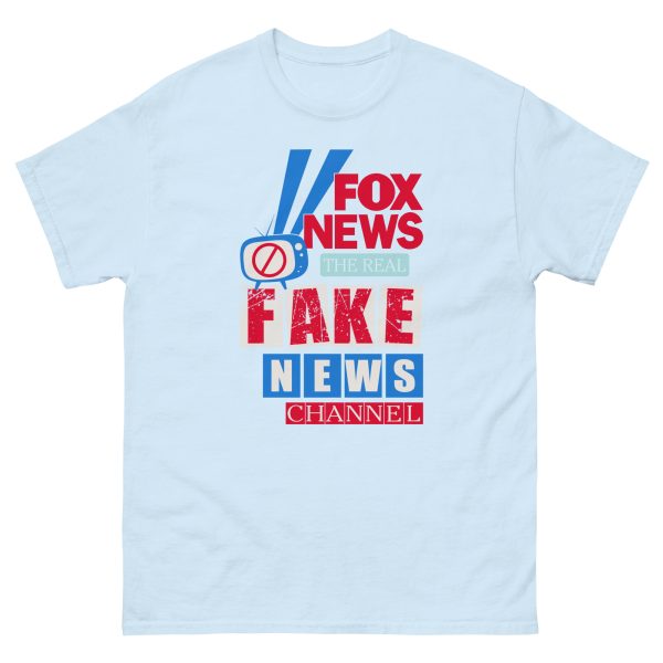 Unisex classic tee -Fox the real fake news - Image 8