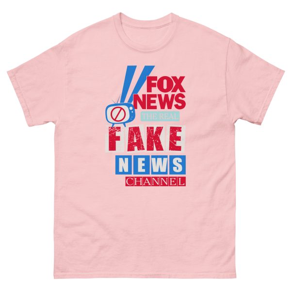 Unisex classic tee -Fox the real fake news - Image 7