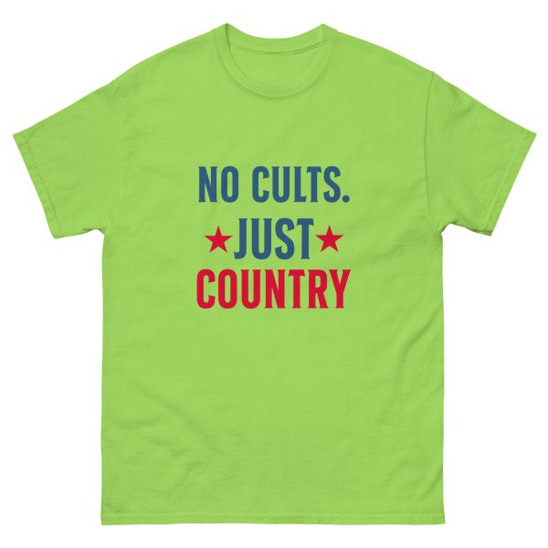 Unisex classic tee - No Cults Just Country - Image 8
