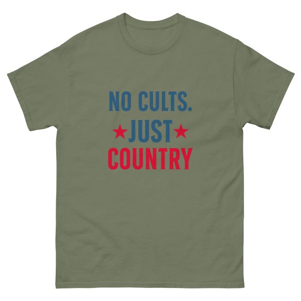 Unisex classic tee - No Cults Just Country - Image 4