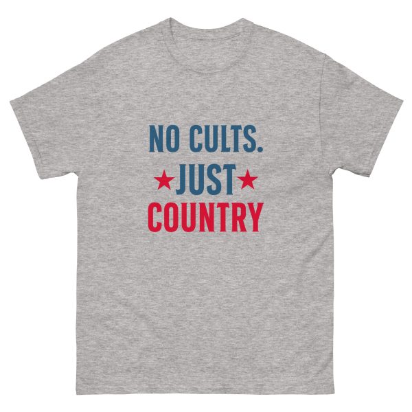Unisex classic tee - No Cults Just Country - Image 7