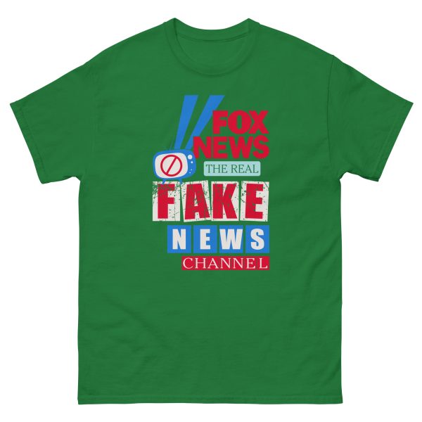Unisex classic tee -Fox the real fake news - Image 5