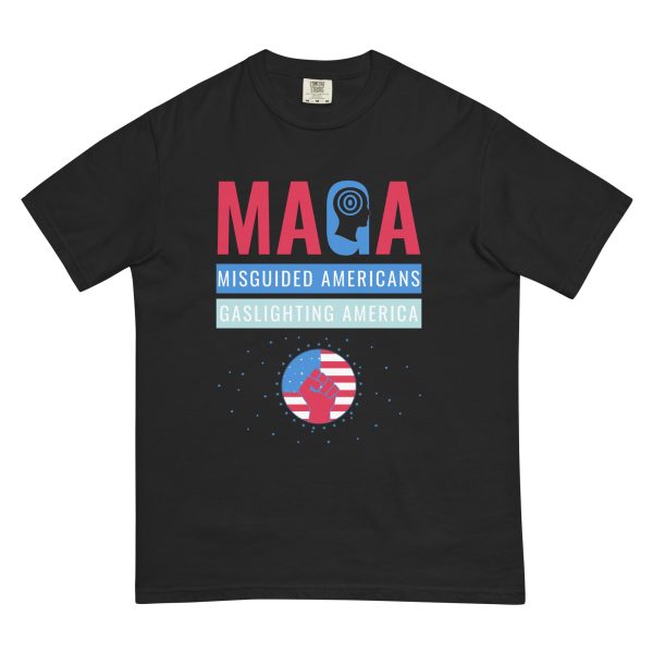 Unisex garment-dyed heavyweight t-shirt - Misguided Americans - Image 2