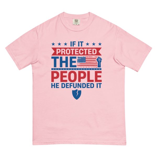 Unisex garment-dyed heavyweight t-shirt - If it Protected the People - Image 10
