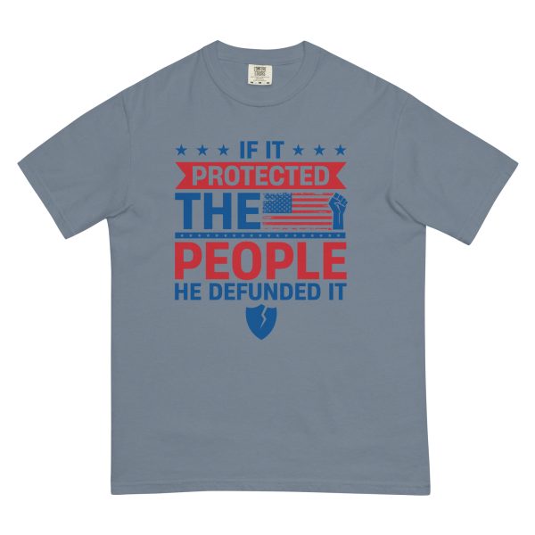 Unisex garment-dyed heavyweight t-shirt - If it Protected the People - Image 6