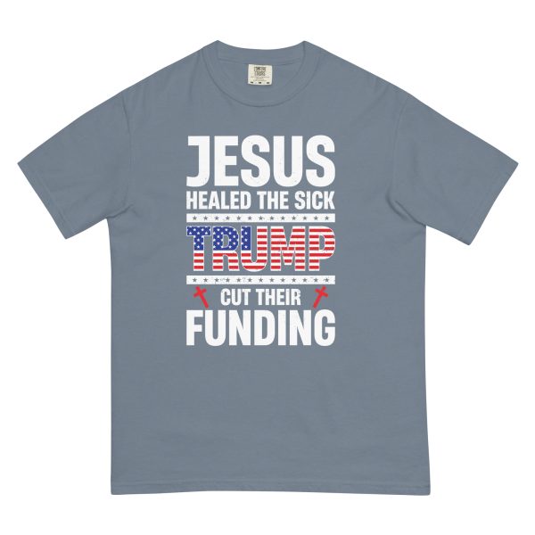 Unisex garment-dyed heavyweight t-shirt - Jesus Healed the Sick - Image 10