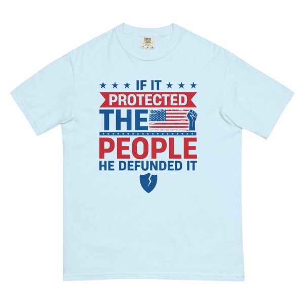 Unisex garment-dyed heavyweight t-shirt - If it Protected the People - Image 12