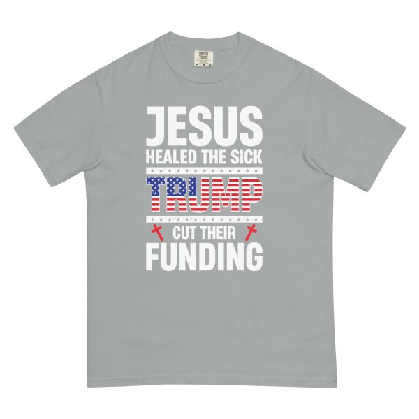 Unisex garment-dyed heavyweight t-shirt - Jesus Healed the Sick - Image 12