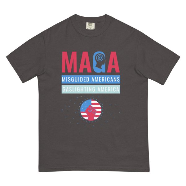 Unisex garment-dyed heavyweight t-shirt - Misguided Americans - Image 3