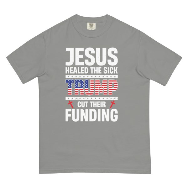 Unisex garment-dyed heavyweight t-shirt - Jesus Healed the Sick - Image 11