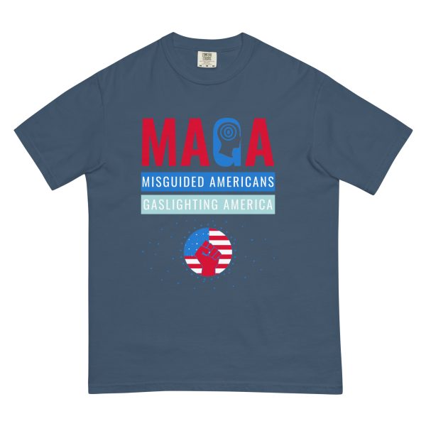 Unisex garment-dyed heavyweight t-shirt - Misguided Americans - Image 5
