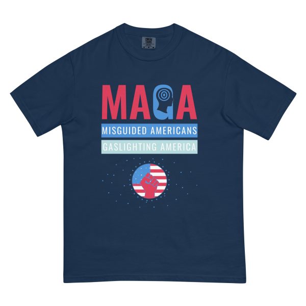 Unisex garment-dyed heavyweight t-shirt - Misguided Americans
