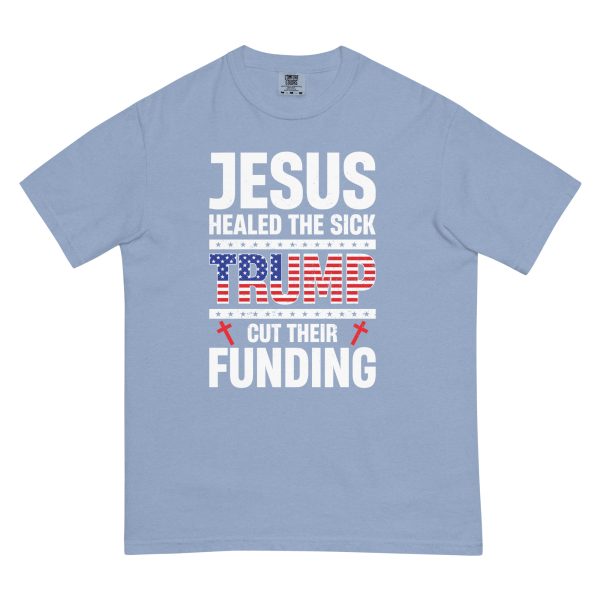 Unisex garment-dyed heavyweight t-shirt - Jesus Healed the Sick - Image 13