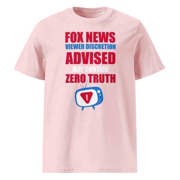 Unisex organic ribbed neck t-shirt Zero Truth Fox - Image 6