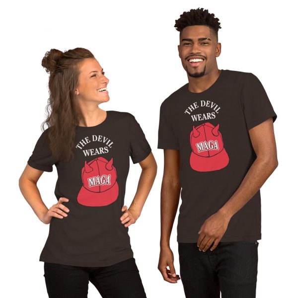 Devil Wears MAGA dark Unisex t-shirt - Image 5