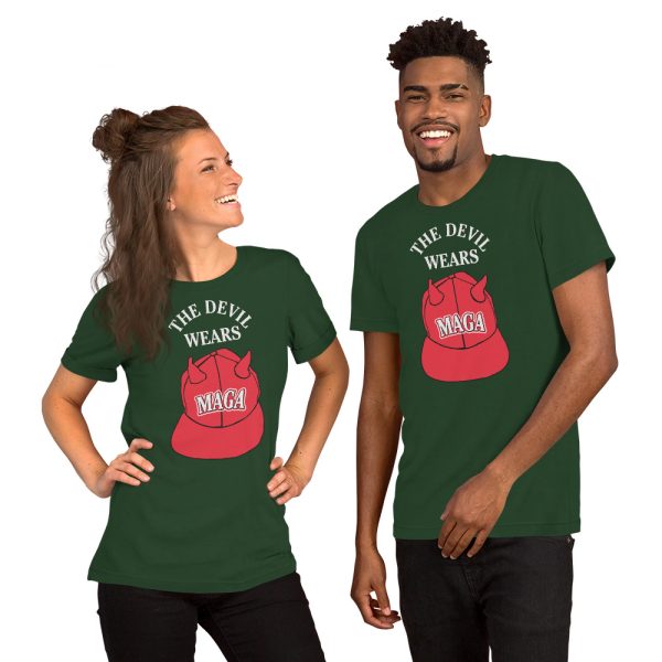 Devil Wears MAGA dark Unisex t-shirt - Image 8