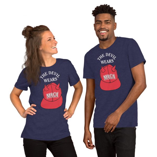 Devil Wears MAGA dark Unisex t-shirt - Image 6