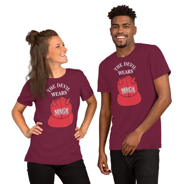 Devil Wears MAGA dark Unisex t-shirt - Image 7