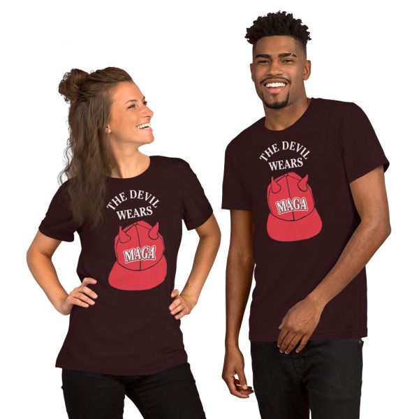 Devil Wears MAGA dark Unisex t-shirt - Image 2