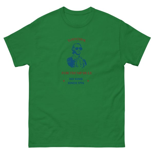 Unisex classic tee Too Cool for Trump Rule No King - Image 2