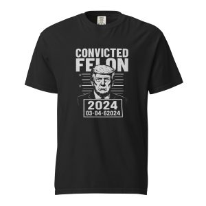 Convicted Felon - Unisex garment-dyed heavyweight t-shirt
