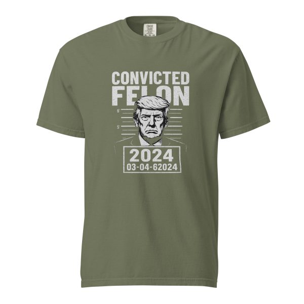Convicted Felon - Unisex garment-dyed heavyweight t-shirt - Image 10